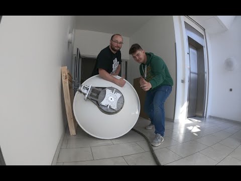 Building a pair of 13 GHz PtP Antenna together Timelapse