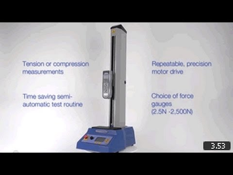 MultiTest-d Motorised Force Tester - Product Overview - Mecmesin Force Measurement