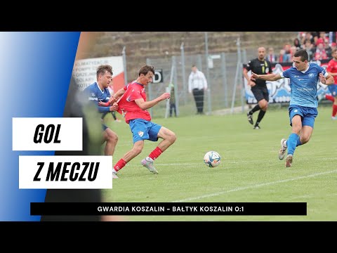 Gol z meczu Gwardia Koszalin - Bałtyk Koszalin 0:1