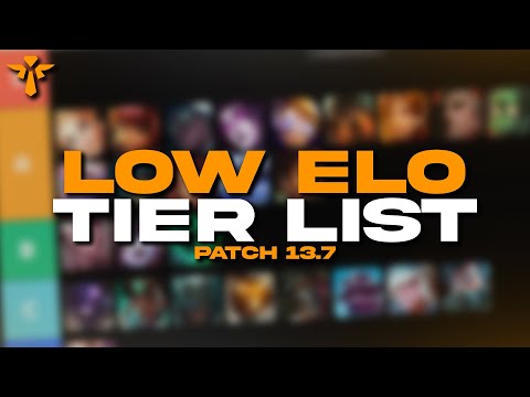 Low ELO Support Tierlist