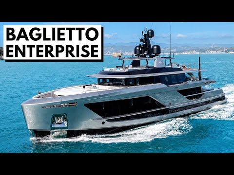 , title : '2022 BAGLIETTO 38M "ENTERPRISE" SUPERYACHT TOUR Custom Luxury Yacht - PART 1'