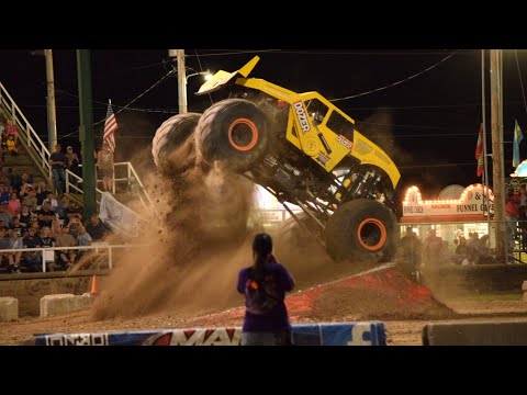 Outlaw Nationals Miami, OK 2023 Monster truck freestyle. Fri 6/9/2023.
