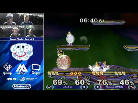 Leffen & Ice vs Shroomed & SFAT - GOML 2017 - Melee Doubles Grand Finals