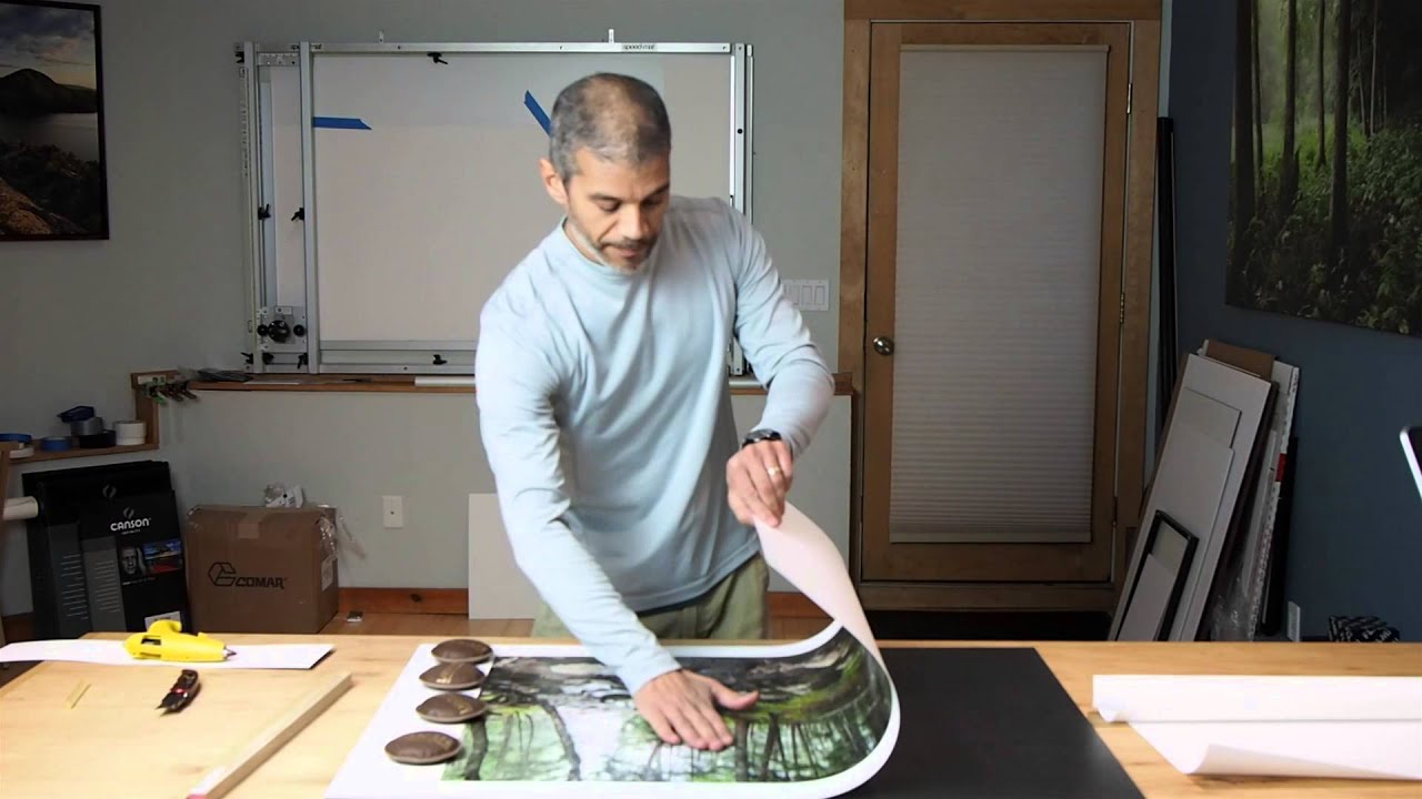 Mounting Prints onto Gatorfoam Board