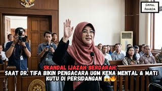 Download lagu 'SAUS TIRAM' MEMATIKAN! DR. TIFA BONGKAR KEDOK IJAZAH PALSU, KAMPUS ELIT LANGSUNG KELABAKAN! mp3