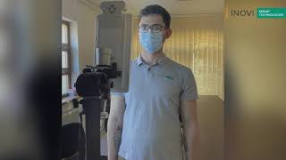 Prevenirea transmiterii COVID 19 - Sistem interactiv pentru detectarea temperaturii corporale disponibil la Sibiu 1 video