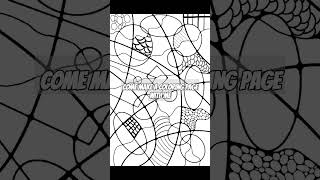 Day 11 of making coloring pages for my cozy abstract zen coloring book #coloringpages #drawwithme