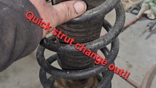 Lincoln MKX fornt strut replacement