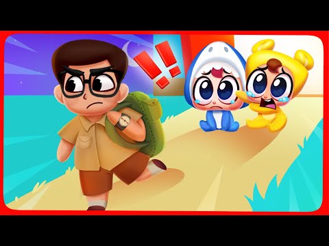 😭 When Dad Is Away 😭 Daddy, please come back! Cartoon for Kids