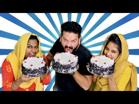 Cake Eating Challenge 😃 | Mashura | Basheer Bashi | Suhana