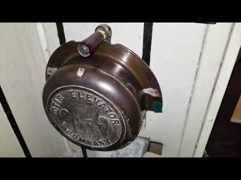 Reupload: Original 1927 Otis MANUAL Traction Freight Elevator @ Fourth and Pike Building, Seattle WA