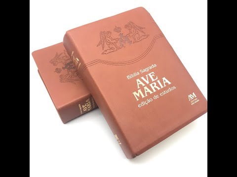 BIBLIA SAGRADA EDICAO DE ESTUDOS CATOLICA AVE MARIA