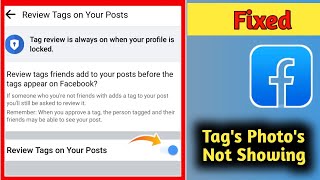 Facebook tags photos not showing in profile problem solved