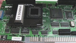 SNK Neo Geo SMD to DIP ROM Adapter (UNIBIOS / Diagnostic ROM) for PLCC 68000 CPU (MV1B / MV1C)