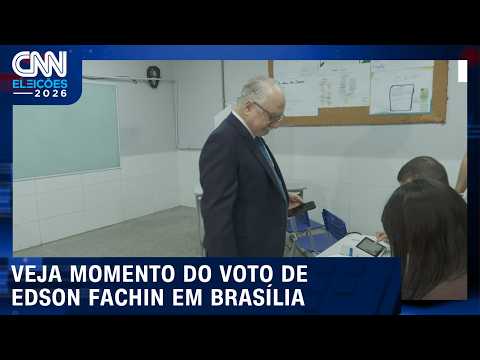 Edson Fachin vota em Brasília neste 2º turno | CNN ELEIÇÕES