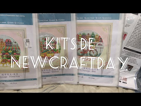 Unboxing, Review - Kits de NEWCRAFTDAY | Punto de Cruz, Cross Stitch (Colaboración)