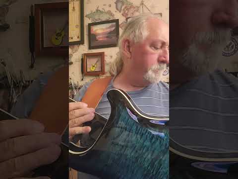 PRS SE Hollowbody II Piezo Electric Guitar - Peacock Blue image 20