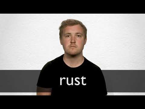 How to pronounce RUST in British English