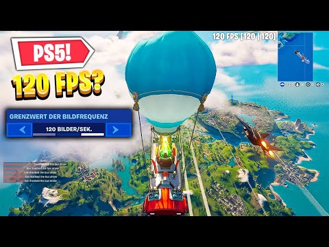 FORTNITE PS5 mit 120 FPS Geht das? 😱 & Xbox Series X | Playstation 5 Deutsch