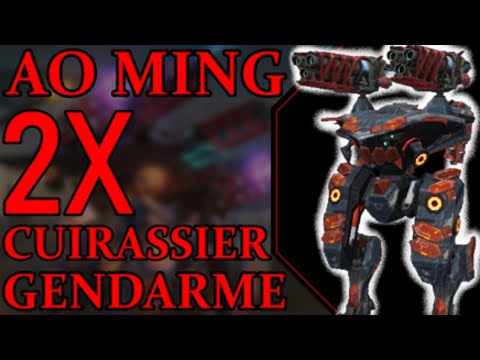 Ao Ming - 2x Gendarme & Cuirassier  Gameplay | War Robots