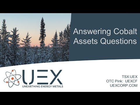 Roger Lemaitre President and CEO answers some questions about our Cobalt Assets.