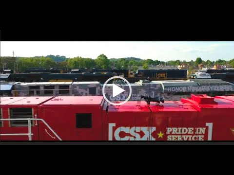 CSX - Pride in Service Commemorative Locomotives - official debut of 2 of the Spirit Locos