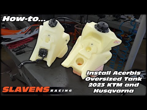How-to Install Acerbis Oversized Tank 2023 KTM and Husqvarna