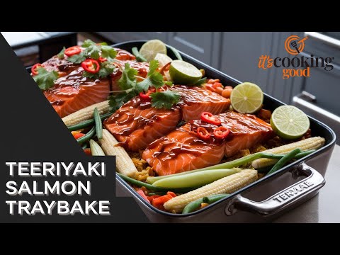 One-Pan Teriyaki Salmon Traybake | Easy, Healthy & Delicious!