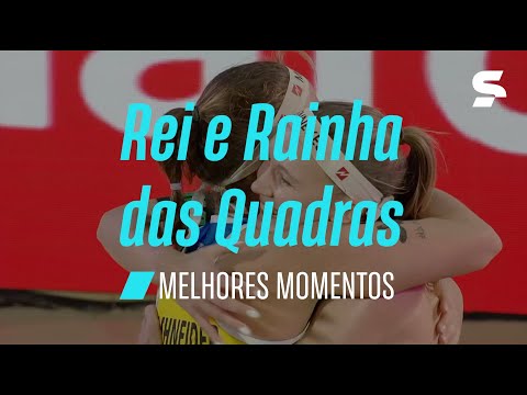 PRIMEIRAS DUPLAS FINALISTAS SÃO DEFINIDAS | REI E RAINHA DAS QUADRAS | sportv