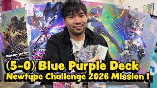 1st Place Blue Purple Deck Obliterated Newtype Challenge 2026 Mission 1