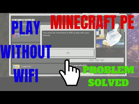 How to Play Minecraft PE Multiplayer Without WIFI || How to Play on Minecraft PE Server Without WIFI