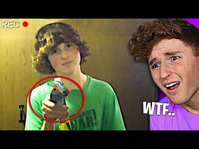 Reacting To My FIRST VIDEO On YouTube.. (Cringe) SDDEFAULT Thumbnail