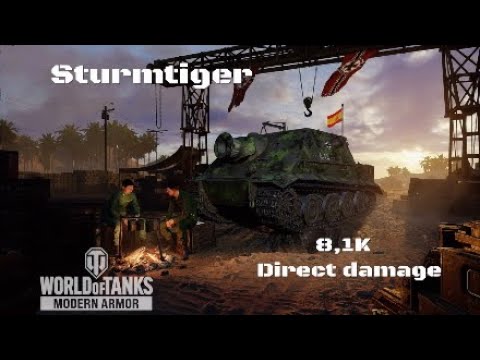 Sturmtiger in Lakeville:8K direct damage :Wot console - World of Tanks console