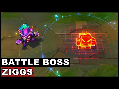 Battle Boss Ziggs Skin Spotlight (League of Legends)