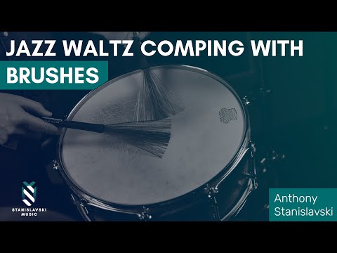 Jazz Waltz Comping with Brushes - Free Drum Lesson