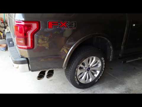 2016 Ford F150 ecoboost Corsa exhaust & resonator delete cold start