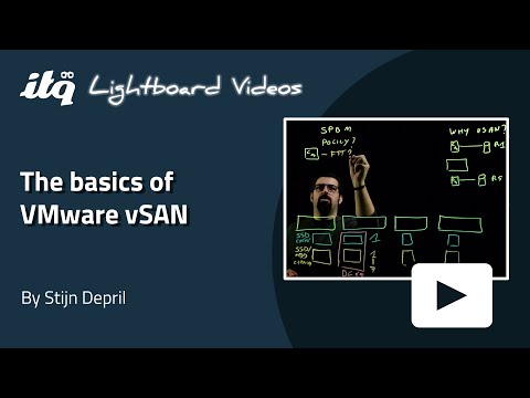 The basics of VMware vSAN explained by Stijn Depril