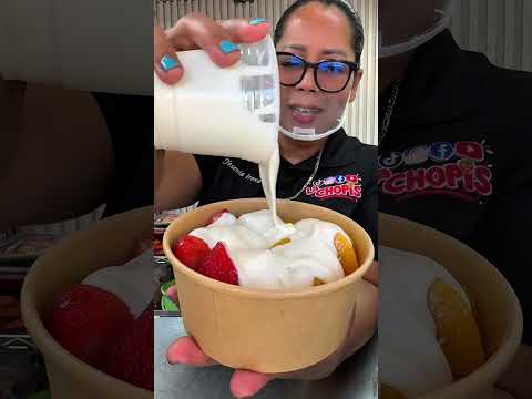 BOLW de la felicidad #postres #delicious #fresas #durazno #crema #paydequeso