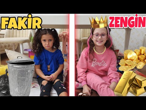 WE MADE A SECRET ROOM FOR THE RICH AND POOR!! BAHAR BECAME RICH, BANU ALYA BECAME POOR!!