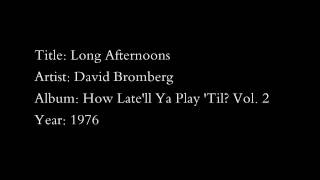 David Bromberg - Long Afternoons