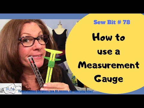 Measurement Gauge is sew easy to use