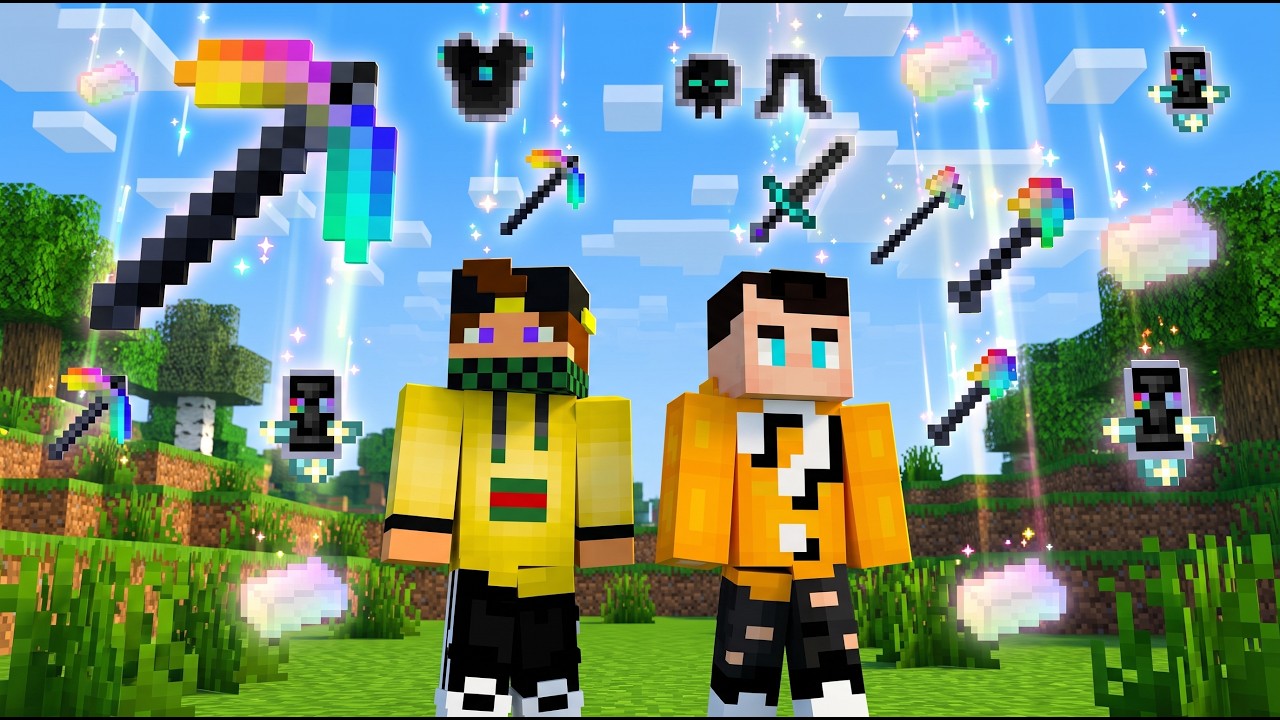 MINECRAFT MA PIOVONO OGGETTI DELL'INFINITO