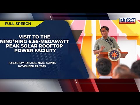 Visit to the Ning*Ning 6.55-Megawatt Peak Solar Rooftop Power Facility (Speech)