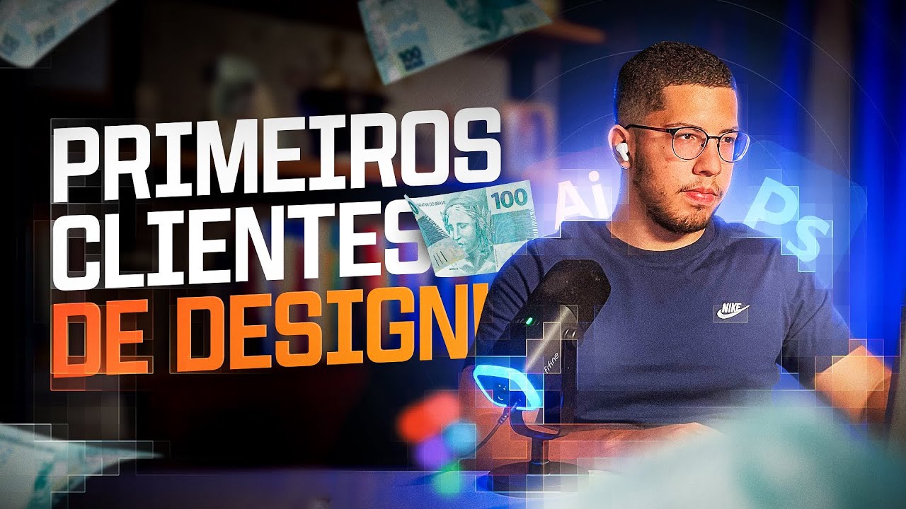 Como conseguir os seus PRIMEIROS CLIENTES de DESIGN GRÁFICO!