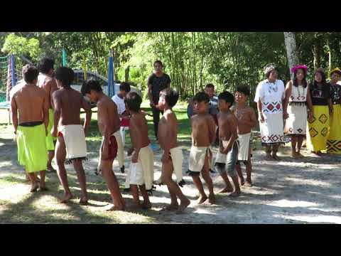 Apresentação dos dos Guarani M'Bya no dia 19/04/2019