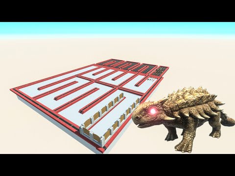 All Unit Escape From Ankylosaurus - Last Survivor - Animal Revolt Battle Simulator