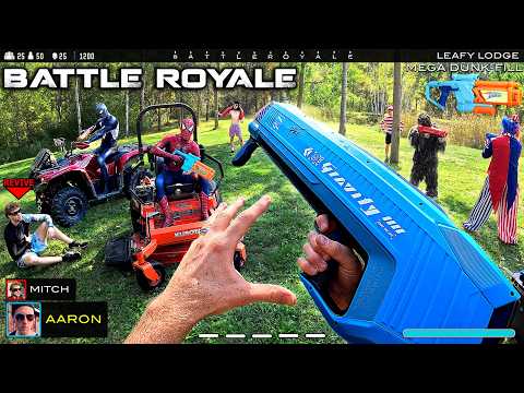 NERF WATER GUN BATTLE ROYALE - The Movie!