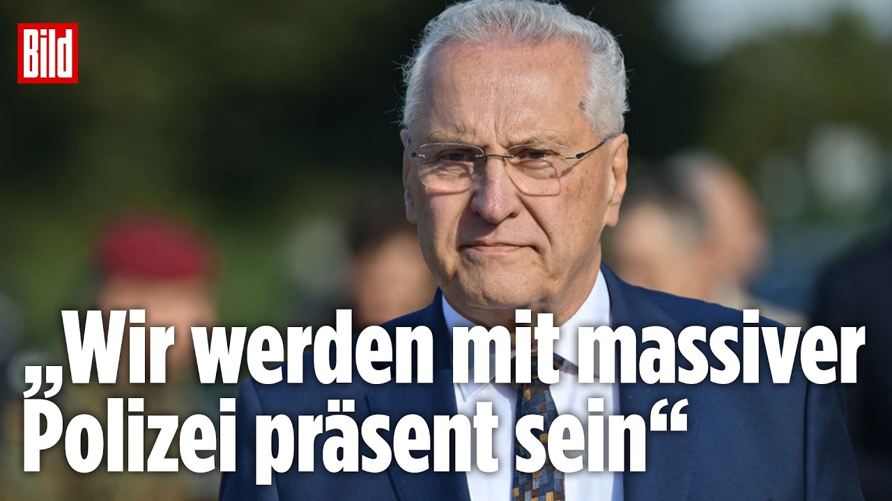 PROTEST-ALARM IN DEUTSCHLAND: Innenminister warnt vor Eskalation an Halloween