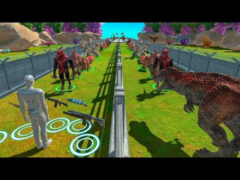🔥FPS AVATAR vs T-RES WHO is FASTER and STRONGER - Animal Revolt Battle Simulator
