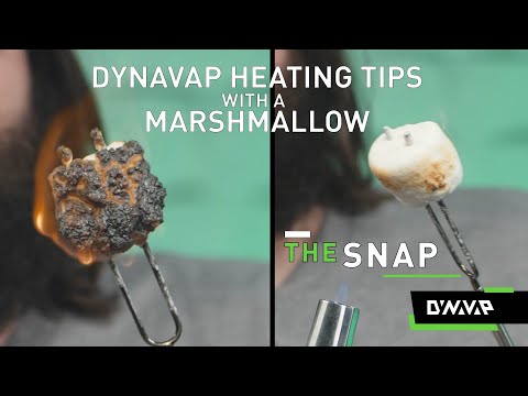 DynaVap Heating Tips using a marshmallow | The Snap
